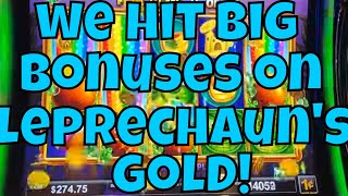 Big Bonus Hits on Leprechaun’s Gold Slot Machine!