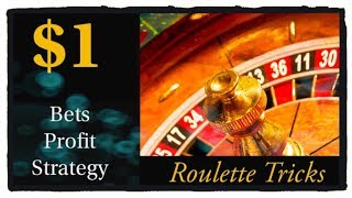 $1 units Bets : small bets big profit : Roulette WIN tricks : easy and quick money from Roulette