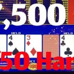 $7,500 Shot on $250 a hand Video Poker ridiculous session!