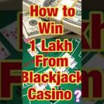 How to win 1 Lakh from blackjack? | blackjack winning strategy | Blackjack jackpot strategy |