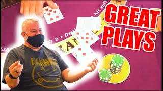 🔥GREAT PLAYS🔥 10 Minute Blackjack Challenge – WIN BIG or BUST #136