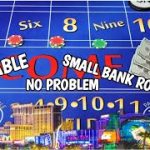 How to play craps at a $25 table with a small bank roll –  $25 Small bank roll strategy