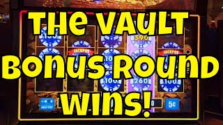 We Hit Bonus Rounds on The Vault Slot Machine!