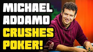 How Michael Addamo CRUSHES Poker Tournaments