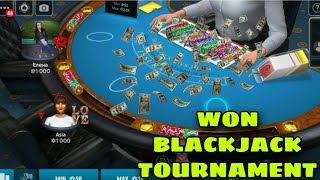 won blackjack tournament | blackjack strategy