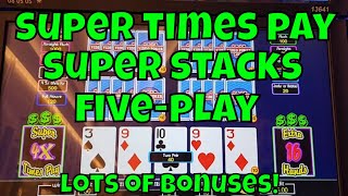 Super Times Pay Super Stacks – Lots of Bonuses!