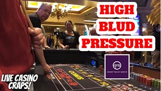 Talk about PRESSURE on the Craps Table: Live Casino Craps at the Green Valley Ranch and Casino