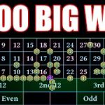7200 BIG WIN ON LIVE ROULETTE | Best Roulette Strategy | Roulette Tips | Roulette Strategy to Win