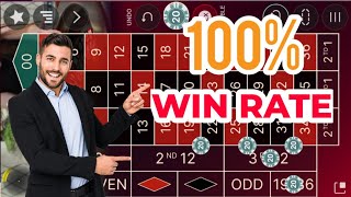 How to Win At Roulette Everytime 100% Win Rate Roulette Strategy