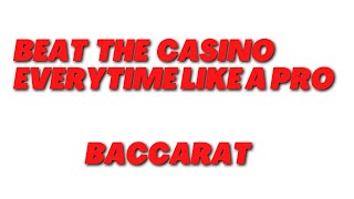 Win Baccarat Every time #baccarat #casino #learnbaccarat