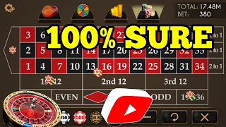 Roulette Strategy To Win | ✌100%✌ Sure | Roulette