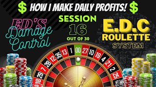 How to make money online: Roulette Strategies Session 16 (E.D.C. Roulette Strategy – Martingale)