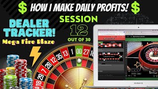 How to make money online: Roulette Strategies Session 12 (Mega Fire Blaze Roulette Strategy)
