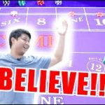 🔥BELIEVE!!!🔥 30 Roll Craps Challenge – WIN BIG or BUST #186