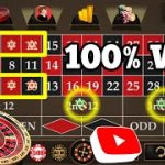 100% win | Roulette Strategy To Win | Roulette