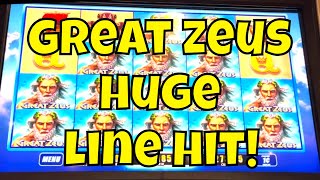 Great Zeus – Two Bonus Rounds and Big Line Hit!