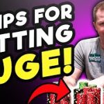 When To BET HUGE With CONTINUATION BETS! [Poker Strategy]