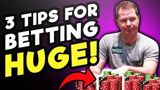 When To BET HUGE With CONTINUATION BETS! [Poker Strategy]