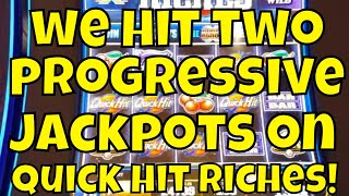 Two Progressive Jackpot Wins on “Quick Hit”