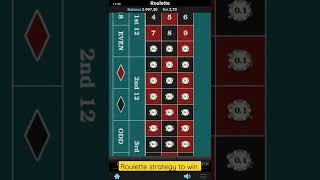 roulette strategy to win