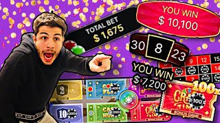 Do These Big $1,000 Bets On Crazy Time & Roulette Pay???