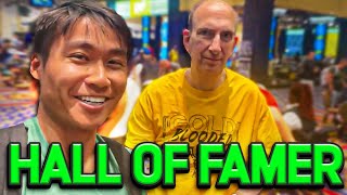 PLAYING WITH POKER HALL OF FAMER AND WSOP CHAMPION EIK SEIDEL | Poker Vlog #449