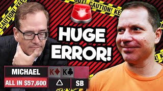 A Huge MISTAKE Cost Him $90,000! [High Stakes Poker]