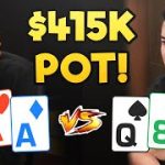 Winning $415,000 with POCKET ACES! [Incredible SLOW PLAY!]