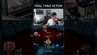 Final 4 players in a poker tournament
