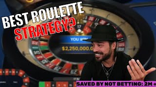 BEST ROULETTE STRATEGY?? | Roshtein Roulette