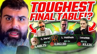 Is THIS The Toughest $5k Final Table EVER?! $70,000 to 1st!