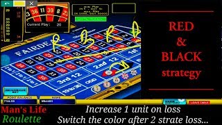 RED & BLACK Roulette strategy…