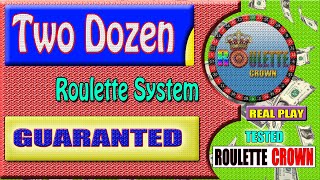Roulette Strategy || How to Select Two Dozen || Win 100% Sure || Real Play Real Money