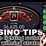 Casino lighting roulette 100% winning strategy playing 37 number 500X casino tips #casino #earning