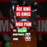 Kings vs. Ace King! Max Pain for $24,000 POT! 😡💸 #shorts #poker
