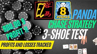 EZ BACCARAT – 3 Shoe Panda Bonus Chase Strategy Tracking – 900.00$ Profit