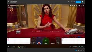 Real Money Baccarat 0518-4 – Random strategy – Target $50/session