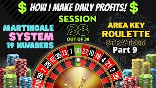 How to make money online: Roulette Strategies Session 28 (Roulette Strategy Martingale System)