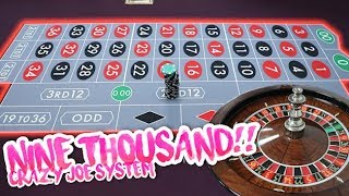 $9,000 PROFIT | Crazy Joe’s Roulette System Review