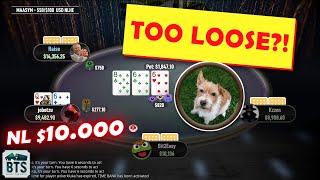 Elite Online Poker Pros Going Loose At $10.000NL (Strategy Analysis)