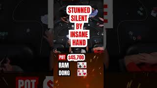 This $46,000 Pot Stuns Table into Silence! 🤯🤫 #shorts #poker