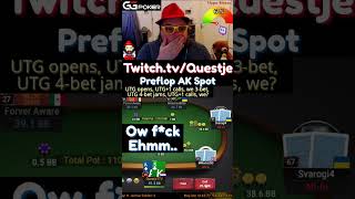 Should We Fold Ace King Preflop? And Explained Why! (Questje’s Poker Strategy #Shorts)