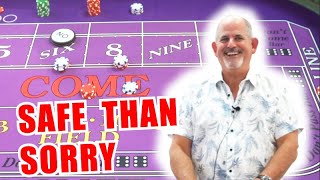 🔥SAFE THAN SORRY🔥 30 Roll Craps Challenge – WIN BIG or BUST #189