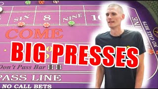 🔥BIG PRESSES🔥 30 Roll Craps Challenge – WIN BIG or BUST #191