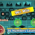 36 Numbers Cover Roulette || 96% Winning Strategy || Roulette Strategy To Win