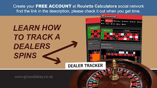 Roulette Calculators DEALER TRACKER Learn how I use the calculator.