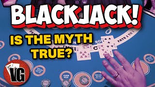 ♠Blackjack • Does the Dealer Have 1st Hand Advantage Every Shoe? Real Casino Play @ El Cortez Casino
