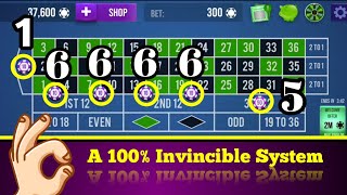 🌾🌹A 100% Invincible System | Roulette Strategy To Win | Roulette 🌹🌹