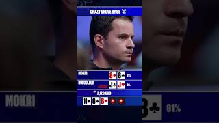 Crazy shove by Big Stack at EPT Barcelona 😳 #Shorts