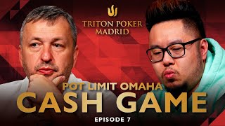 Pot Limit Omaha CASH GAME | Episode 7 – Triton Poker Madrid 2022